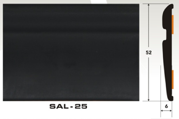 Молдинг SAL-25 (52 х 6 мм)