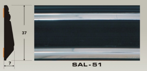 Молдинг SAL-51 (37 х 7 мм)