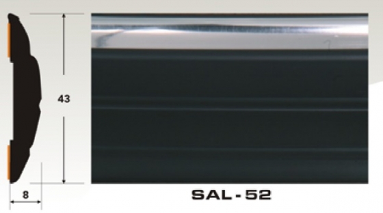 Молдинг SAL-52 (43 х 8 мм)