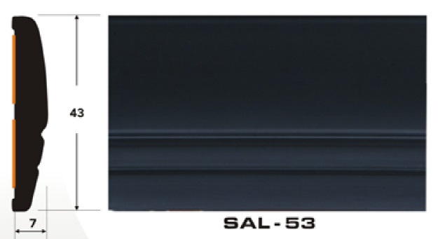 Молдинг SAL-53 (46 х 7 мм)