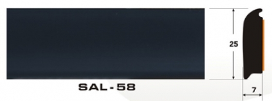 Молдинг SAL-58 (25 х 7 мм)