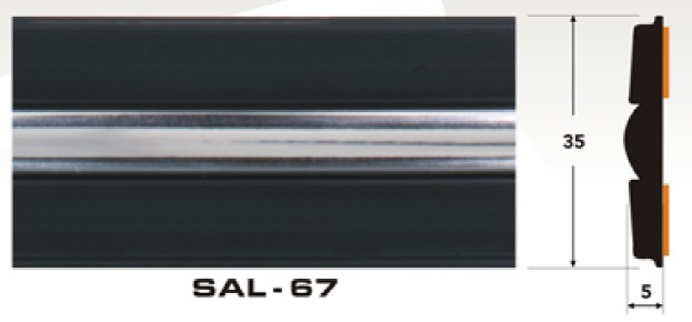 Молдинг SAL-67 (35 х 5 мм)
