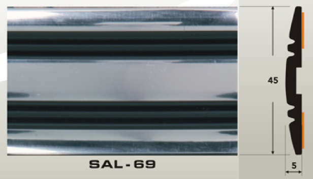 Молдинг SAL-69 (45 х 5 мм)