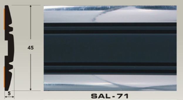 Молдинг SAL-71 (45 х 5 мм)