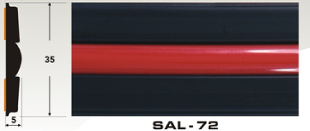 Молдинг SAL-72 (35 х 5 мм)
