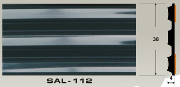 Молдинг SAL-112 (38 х 4 мм)