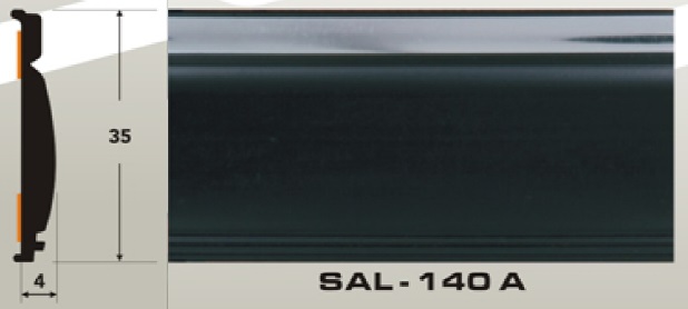 Молдинг SAL-140A (35 х 4 мм)