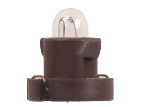 Лампа подсветки салона и панели приборов 14V 50mA T3 - пластик. цоколь (прозрач.) белый цвет
